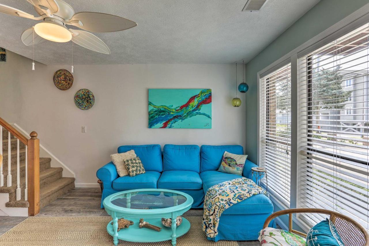 North Myrtle Beach Townhome, 1 Block To Ocean! Esterno foto